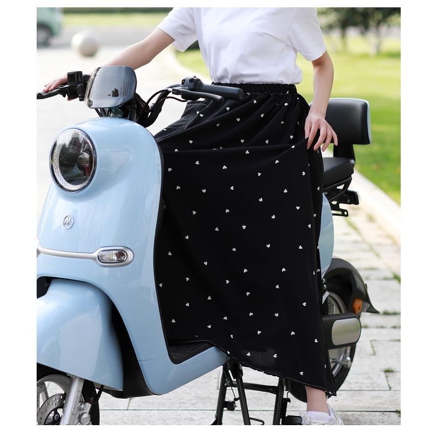 【JDUDS】夏日遮陽冰絲防曬裙 遮陽圍裙 半身圍裙 防曬圍裙 騎車防曬 機車防曬裙 防走光裙 防曬裙推薦-細節圖6