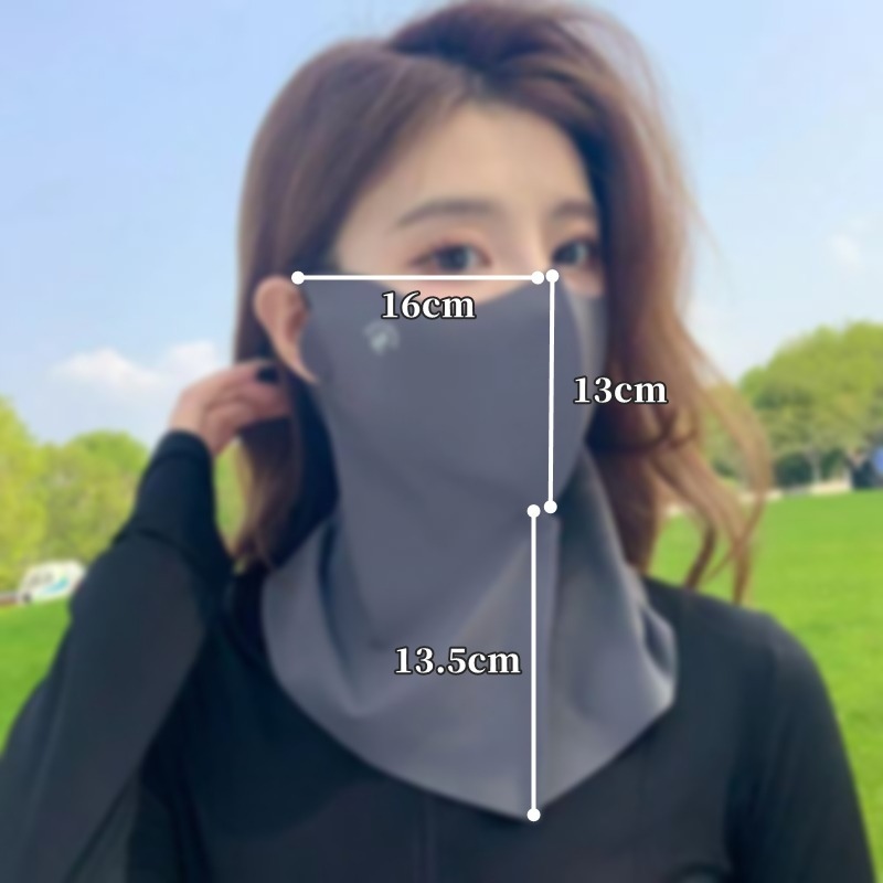 【JDUDS】夏季遮陽防曬面罩 女無痕立體面罩 防曬面罩 脖子防曬面罩 冰絲面罩 透氣面罩-細節圖6