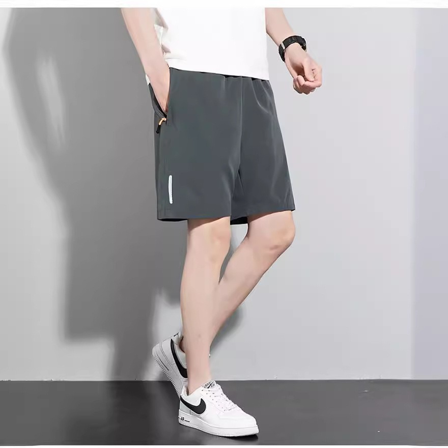 【限時購】【JDUDS】男款冰絲薄款寬鬆五分運動褲 速乾褲 跑步短褲 夏季短褲 男士短褲 休閒短褲-細節圖9