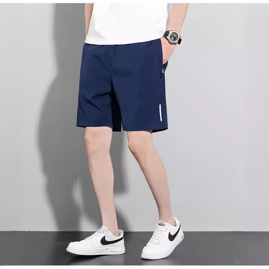 【限時購】【JDUDS】男款冰絲薄款寬鬆五分運動褲 速乾褲 跑步短褲 夏季短褲 男士短褲 休閒短褲-細節圖9