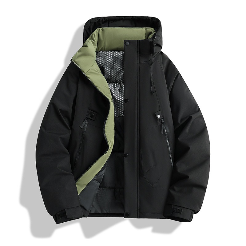 【JDUDS】男女款石墨烯防風防潑水連帽衝鋒衣 冬季外套 厚外套 棉服外套 加厚保暖外套 防水外套-規格圖10