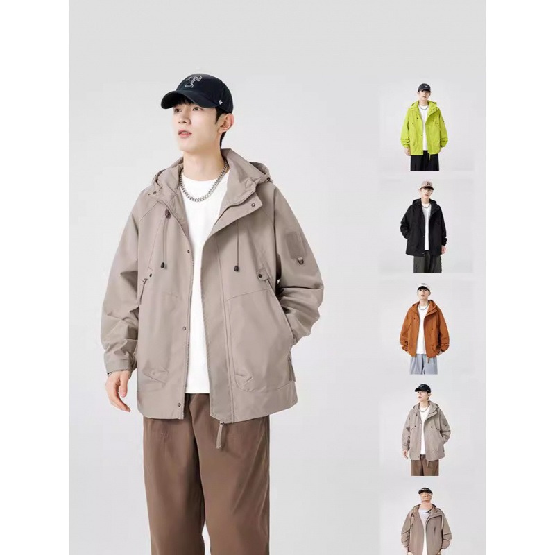 【JDUDS】男女同款情侶風衣衝鋒外套 防風防潑水 風衣外套 秋冬外套 防風外套 登山服 防寒外套-細節圖5