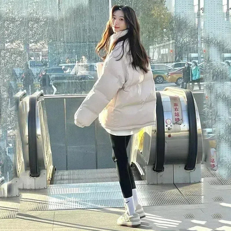 【限時購】【JDUDS】男女韓式立領蓬鬆 防風羽絨棉外套 立體剪裁設計 防風羽絨外套 冬天外套 情侶款-細節圖6