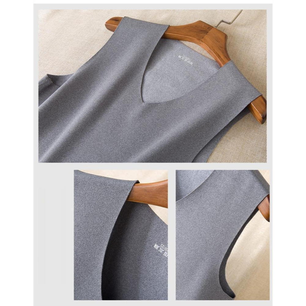 【JDUDS】男士無痕保暖背心 德絨背心 打底背心 彈力背心 內搭背心 保暖背心 吊嘎背心-細節圖5