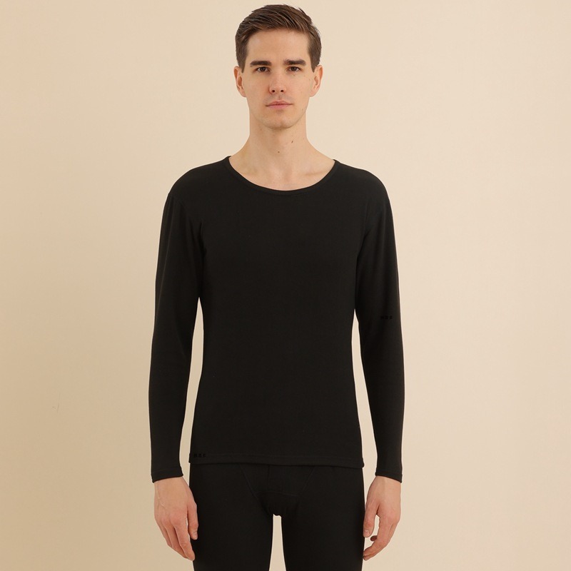 【JDUDS】男款羊毛蠶絲急速發熱衣 男發熱衣 打底衣 打底衫 磨毛 刷毛上衣 長袖上衣 冬季長袖 內搭長袖-規格圖6