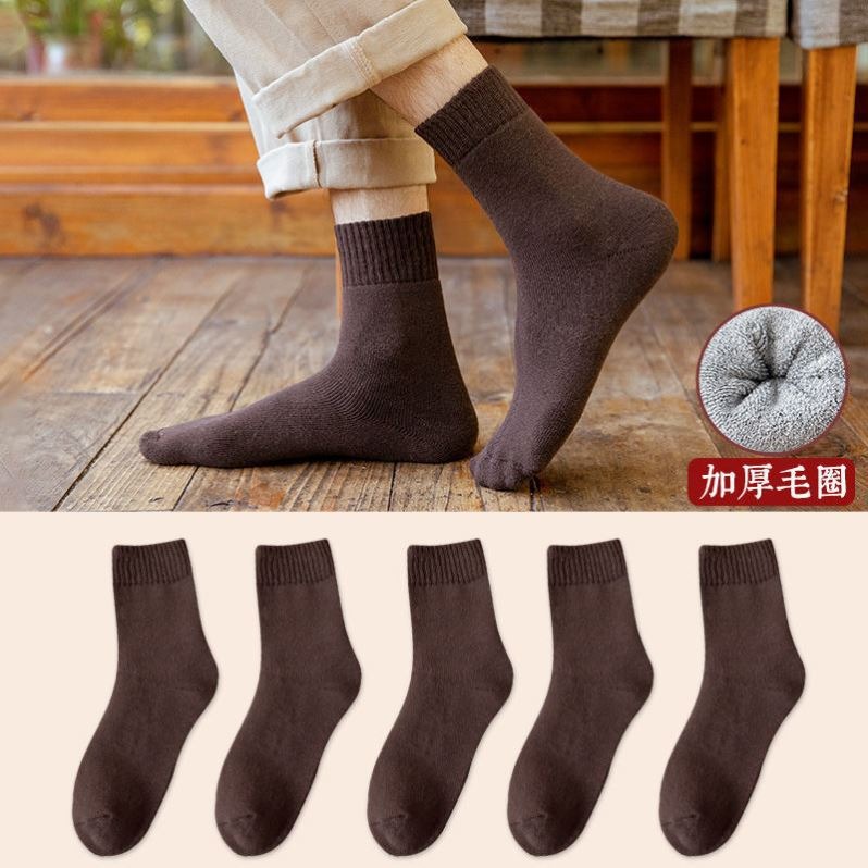 【JDUDS】抗寒冬季加厚中筒男襪 毛襪 厚襪 保暖襪 秋冬襪 中筒襪 襪子 冬季襪 加厚襪-規格圖8