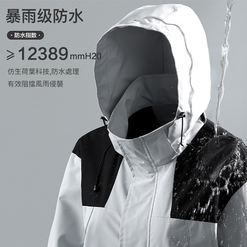 【UIOPEN】【JDUDS】男女同款輕型衝鋒衣 防風防潑水外套 運動戶外風衣 寬鬆登山服 衝鋒外套 風衣-細節圖4