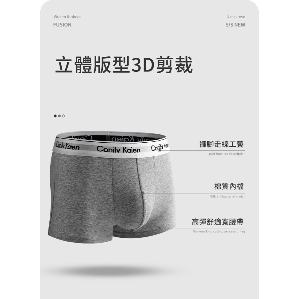 【JDUDS】男士字母棉質內褲 平角褲 男內褲 大碼內褲 英文褲頭 透氣內褲 舒適內褲-細節圖3