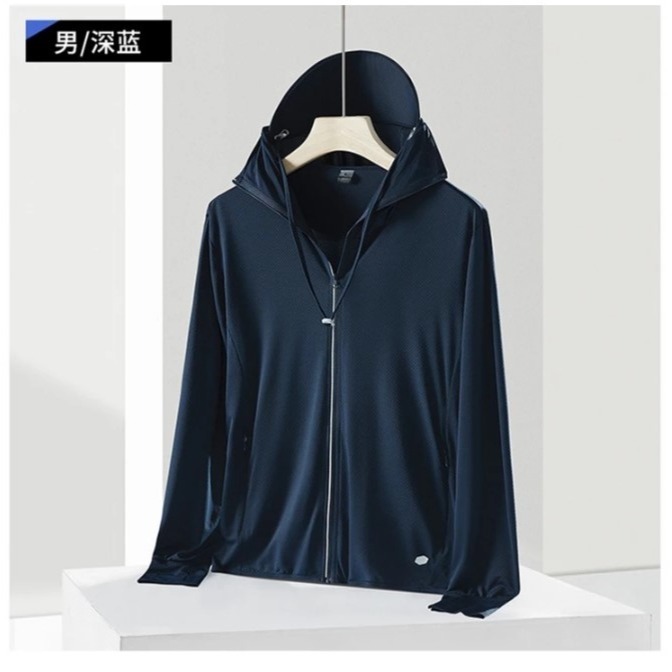 【限時購】男女冰絲涼感防曬外套 外套 防曬外套 遮陽外套 連帽外套 情侶裝 男外套 女外套 運動外套 戶外防曬-規格圖11