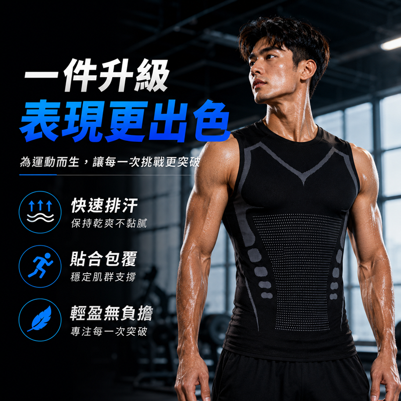 【JDUDS】男士運動速乾背心 運動背心 男背心 速乾背心 健身背心 無袖背心 跑步背心 透氣舒適 夏季 無袖上衣-細節圖5