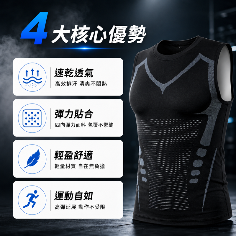【JDUDS】男士運動速乾背心 運動背心 男背心 速乾背心 健身背心 無袖背心 跑步背心 透氣舒適 夏季 無袖上衣-細節圖6