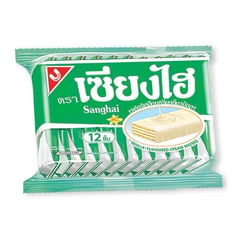 泰國🇹🇭 Sanghai 餅乾 威化酥 巧克力棒 牛奶 12入 เซียงไฮคุกกี้ 現貨秒出❗️-規格圖8
