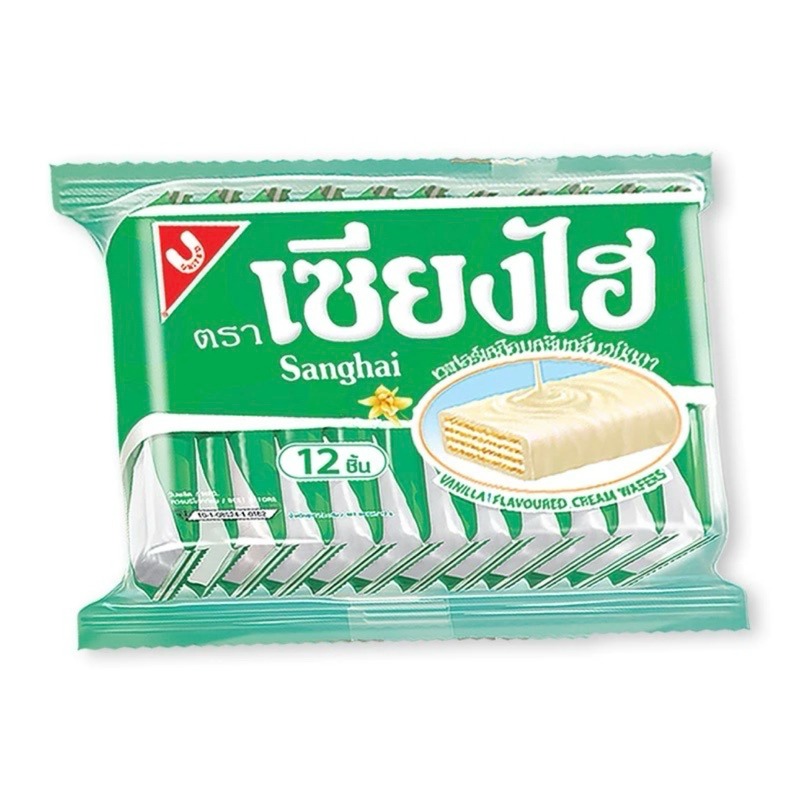 泰國🇹🇭 Sanghai 餅乾 威化酥 巧克力棒 牛奶 12入 เซียงไฮคุกกี้ 現貨秒出❗️-規格圖8