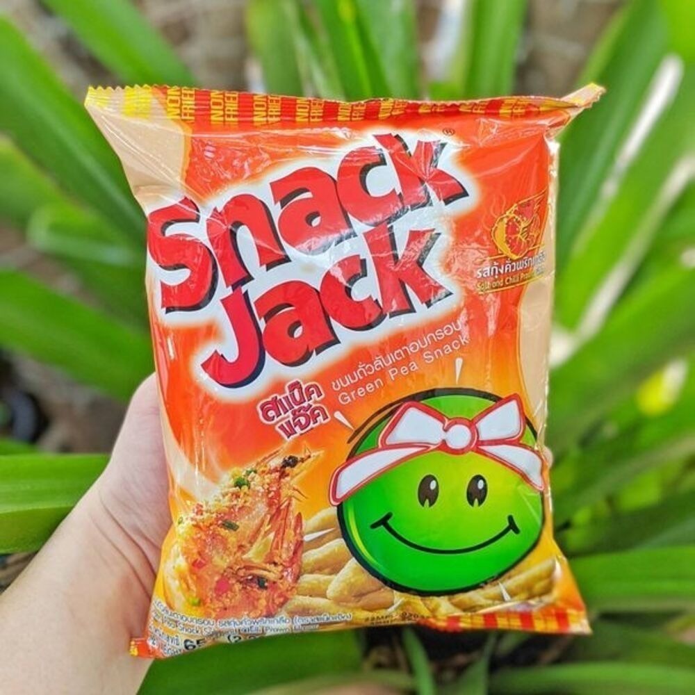 泰國🇹🇭豌豆酥 snack Jack 青豆 ขนมถั่วลันเตา 辣烤蝦 現貨秒出❗️-細節圖7