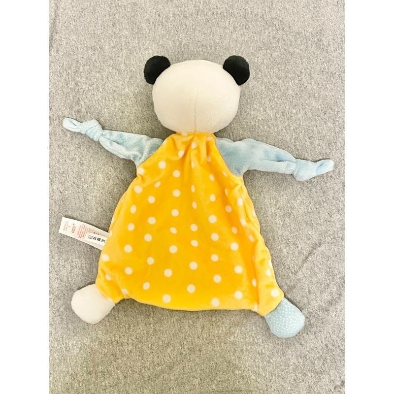 [極新品] NICI 安撫巾 貓熊 兔子-細節圖3