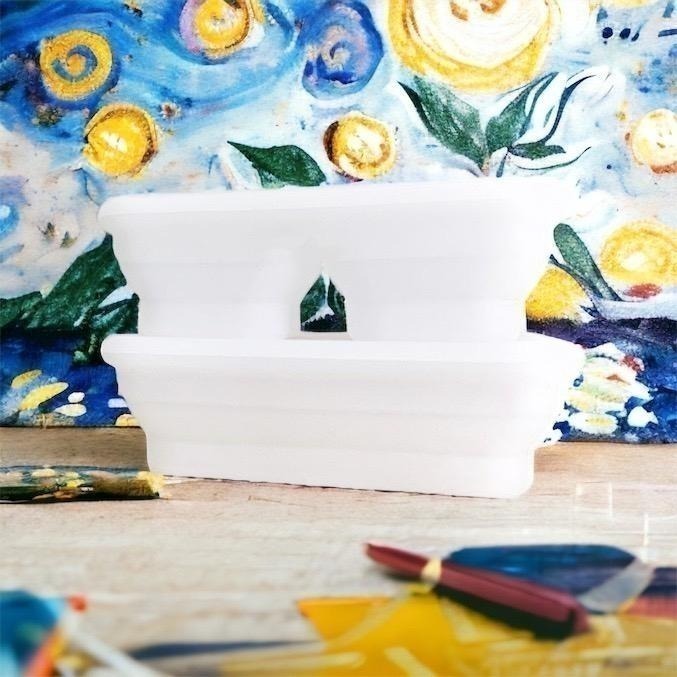 鉑金級矽膠折疊餐盒 矽膠摺疊便當盒 台灣製 無膠條超好洗 矽膠便當盒 JC ECO BELIEVERR便當盒-細節圖5