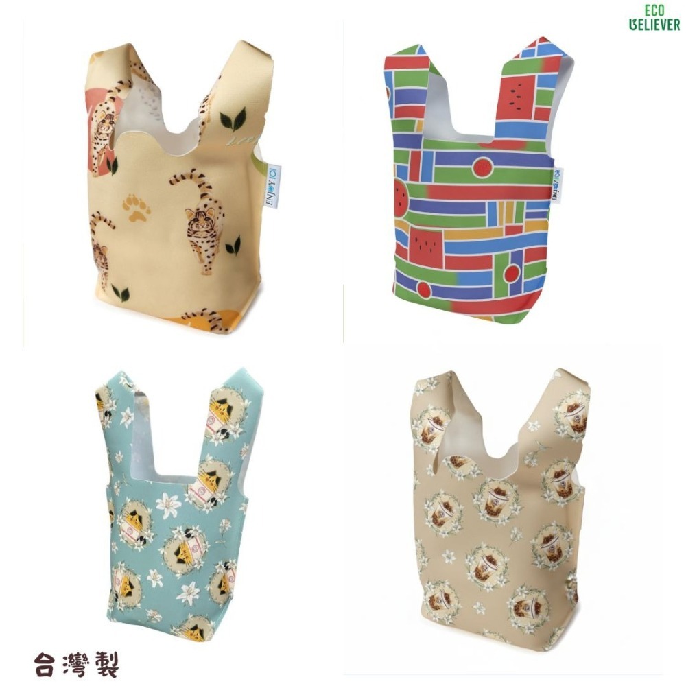 台灣製 矽膠布食物袋 隨食袋 夜市袋 好食袋 食物袋 矽膠食物袋 環保袋 Enjoy101 Eco Believer-細節圖7