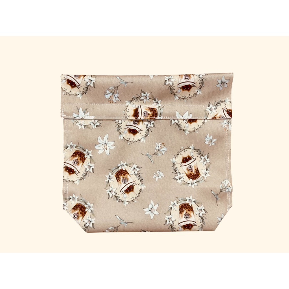 早餐袋 早點袋 輕食袋 矽膠食物袋 食物袋 矽膠布食物袋 矽膠袋 點心袋 ENJOY101 Eco Believer-規格圖8