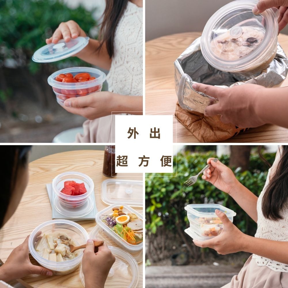 JC Eco Believer 圓型 鉑金食品級矽膠保鮮盒 保鮮盒 折疊保鮮盒 折疊便當盒 微波保鮮盒 矽膠保鮮盒-細節圖3
