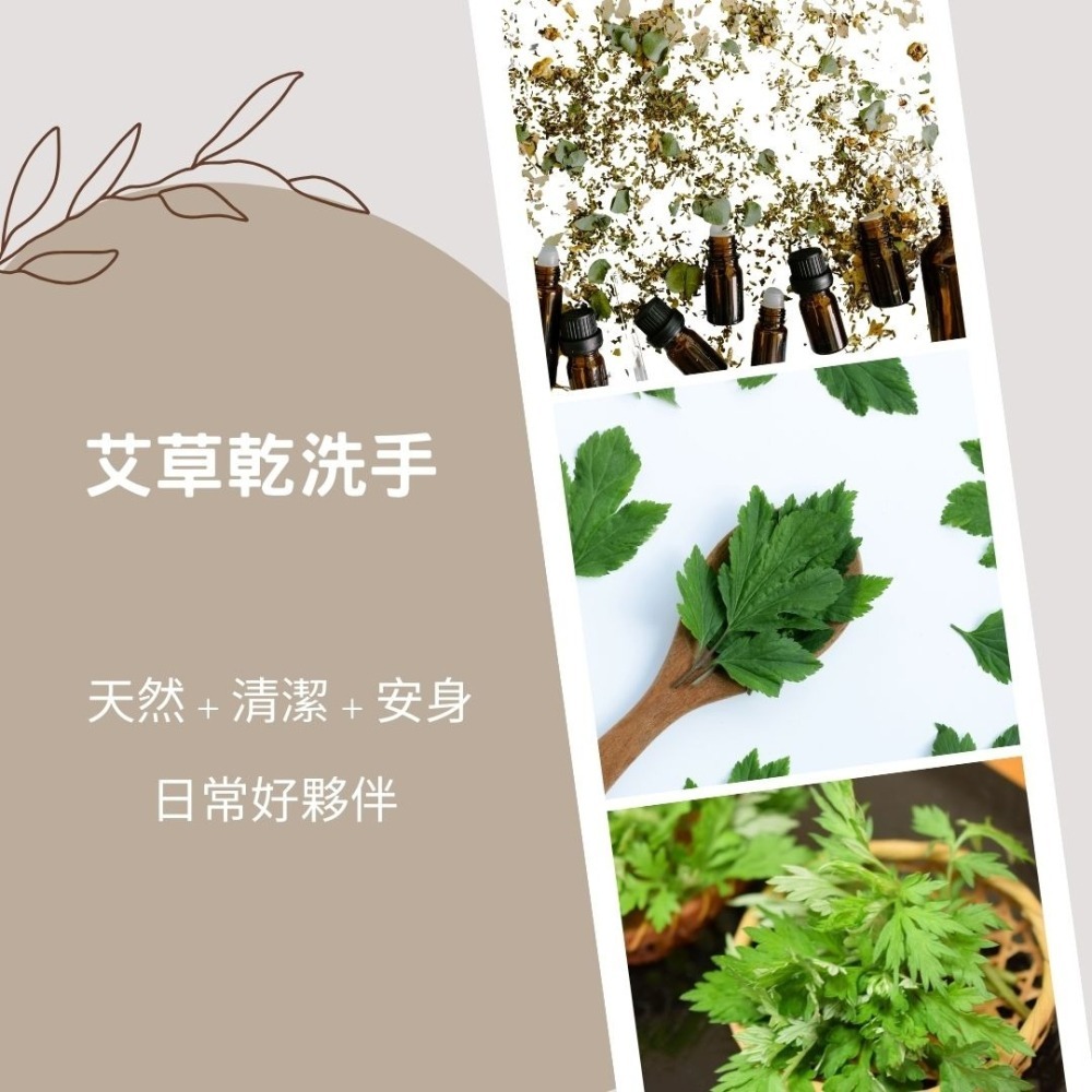 艸研所 艾草乾洗手 旅行清潔 乾洗手 旅行乾洗手-細節圖5