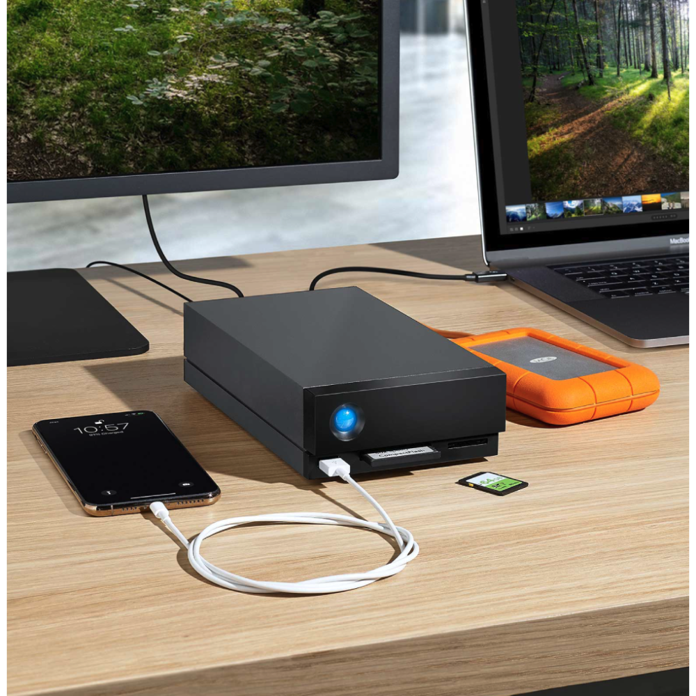 【LaCie 萊斯】1big Dock Thunderbolt 3 8TB 桌上型專業儲存-細節圖7