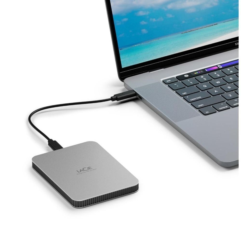 【LaCie 萊斯】 Mobile Drive v2 USB-C 2TB 行動硬碟 - 月光銀-細節圖7
