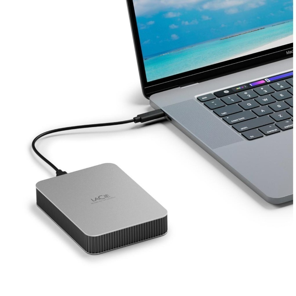 【LaCie 萊斯】 Mobile Drive v2 USB-C 5TB 行動硬碟 - 月光銀-細節圖7