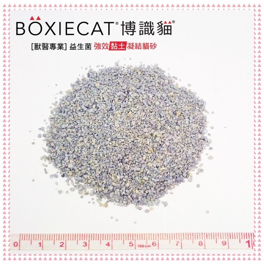 喜吧！博識貓 貓砂（一包免運/送砂鏟）黏土凝結貓砂 無粉塵 寵物貓砂 礦砂 16lb 7.26KG BOXIECAT-細節圖2