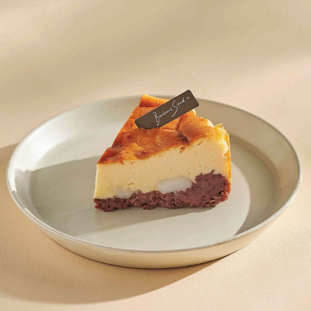 【六吋】萬丹紅豆麻糬巴斯克乳酪-細節圖2