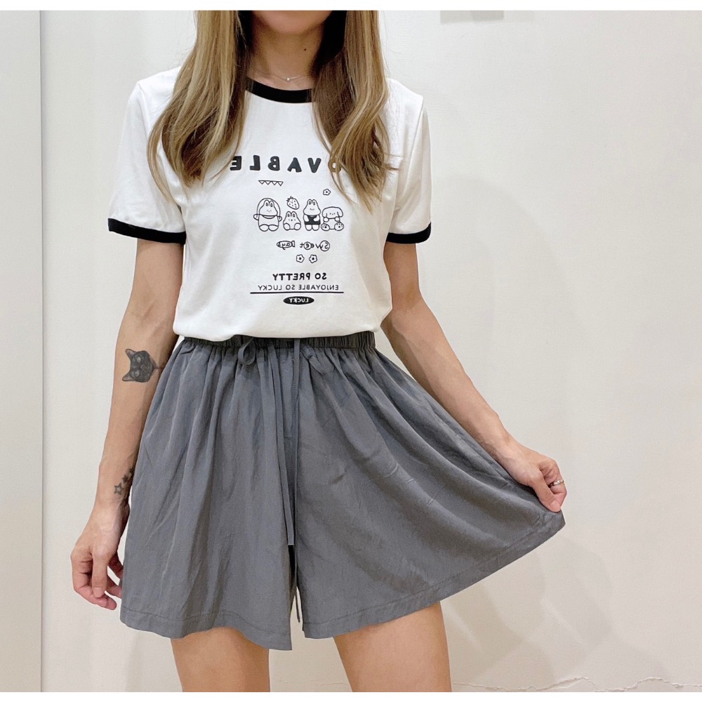 涼感顯瘦褲裙-細節圖7