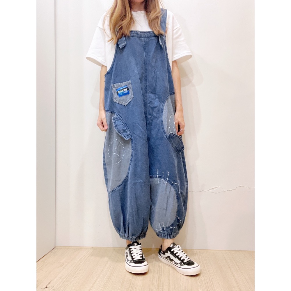 9710 外單寬鬆吊帶褲-細節圖4