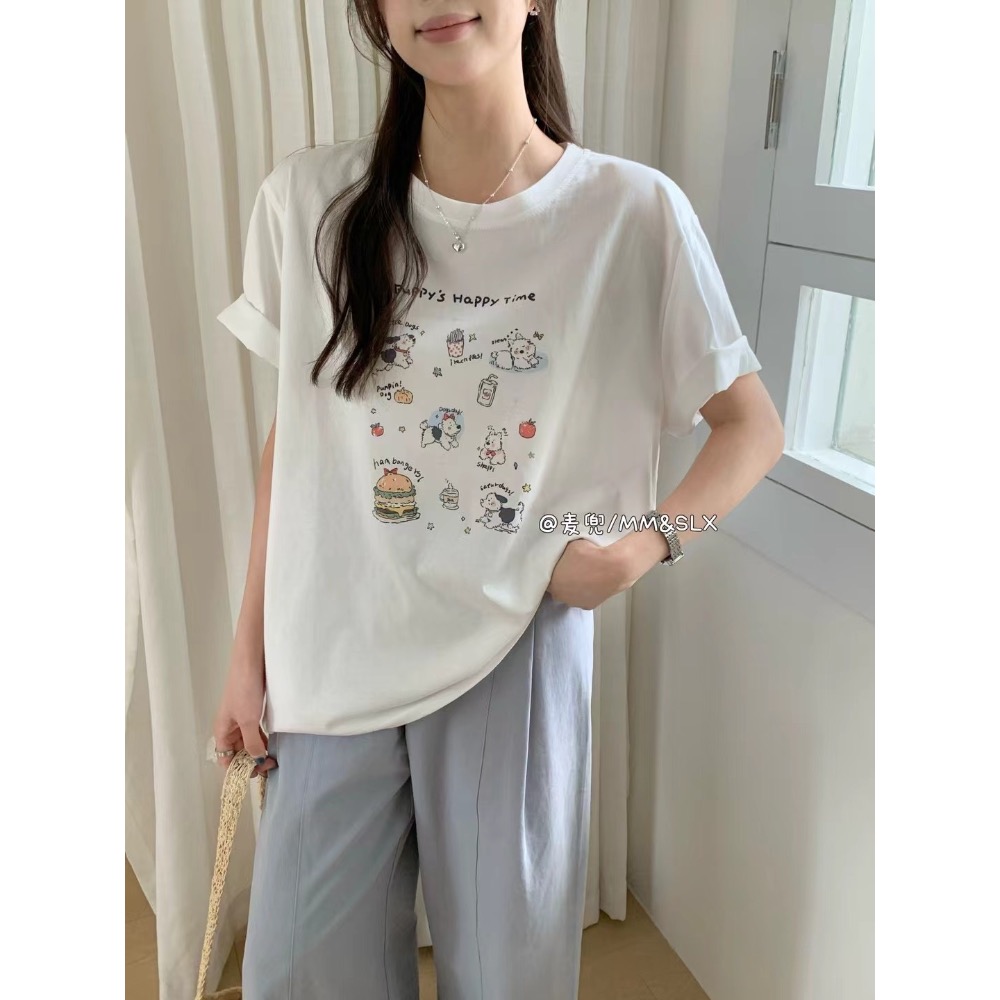 涼感棉可愛卡通T-細節圖3