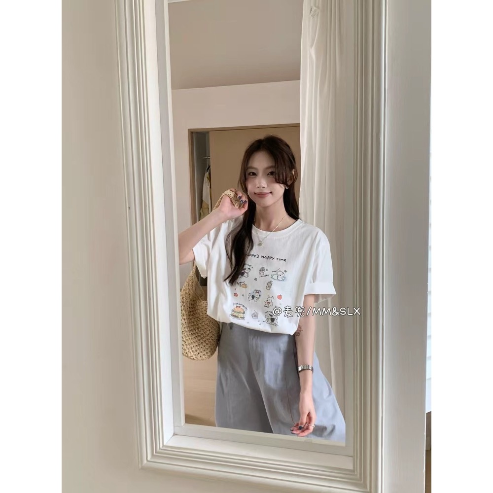 涼感棉可愛卡通T-細節圖11