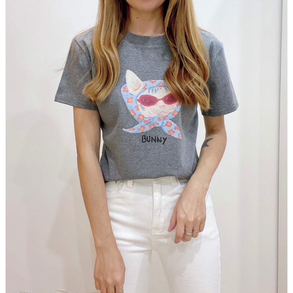 舒服彈力棉 時髦頭巾GD貓咪-細節圖9