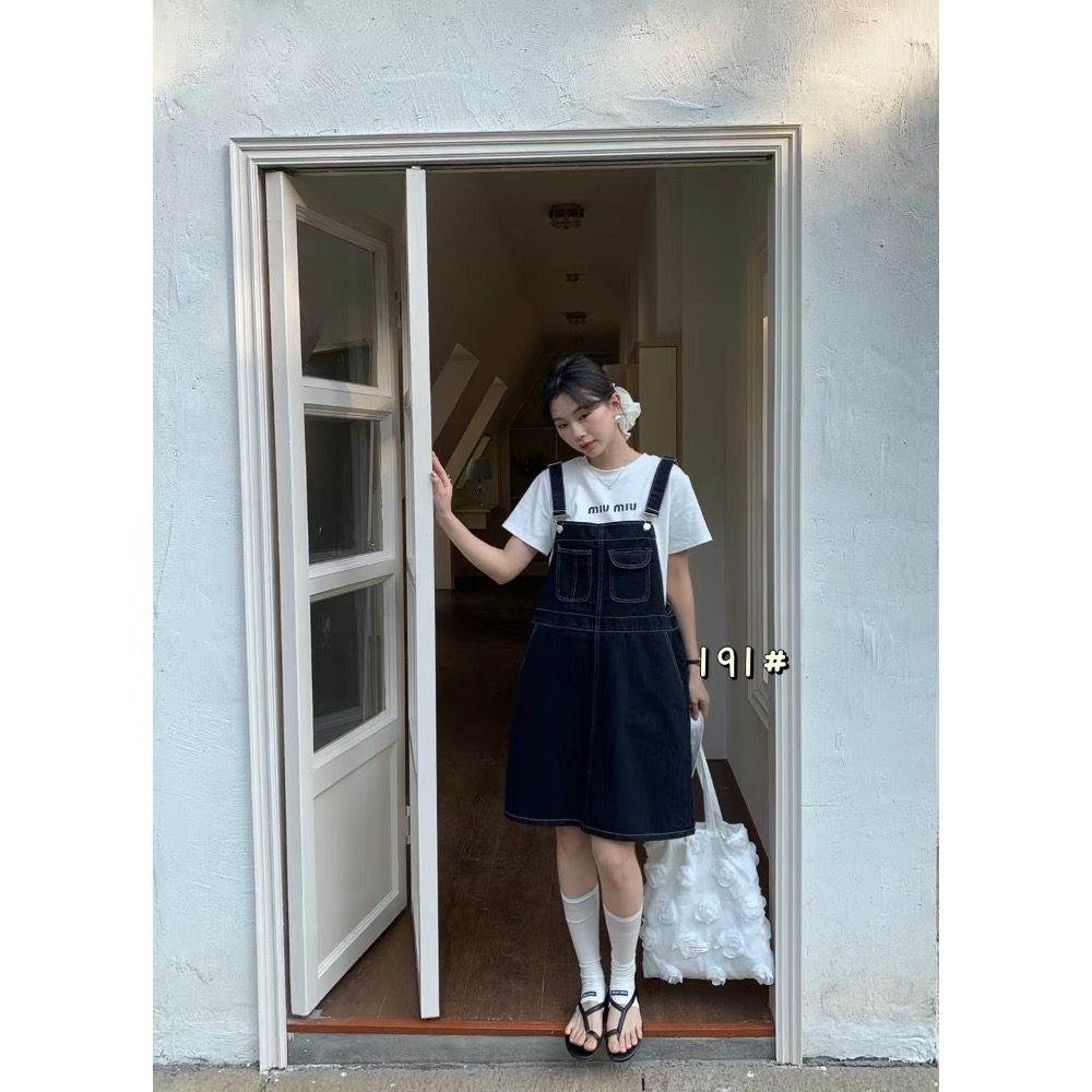 191 韓版小口袋吊帶裙-細節圖6