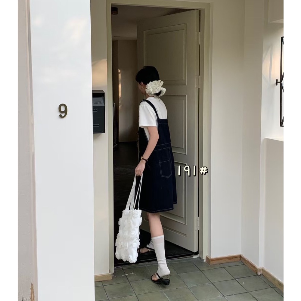 191 韓版小口袋吊帶裙-細節圖8