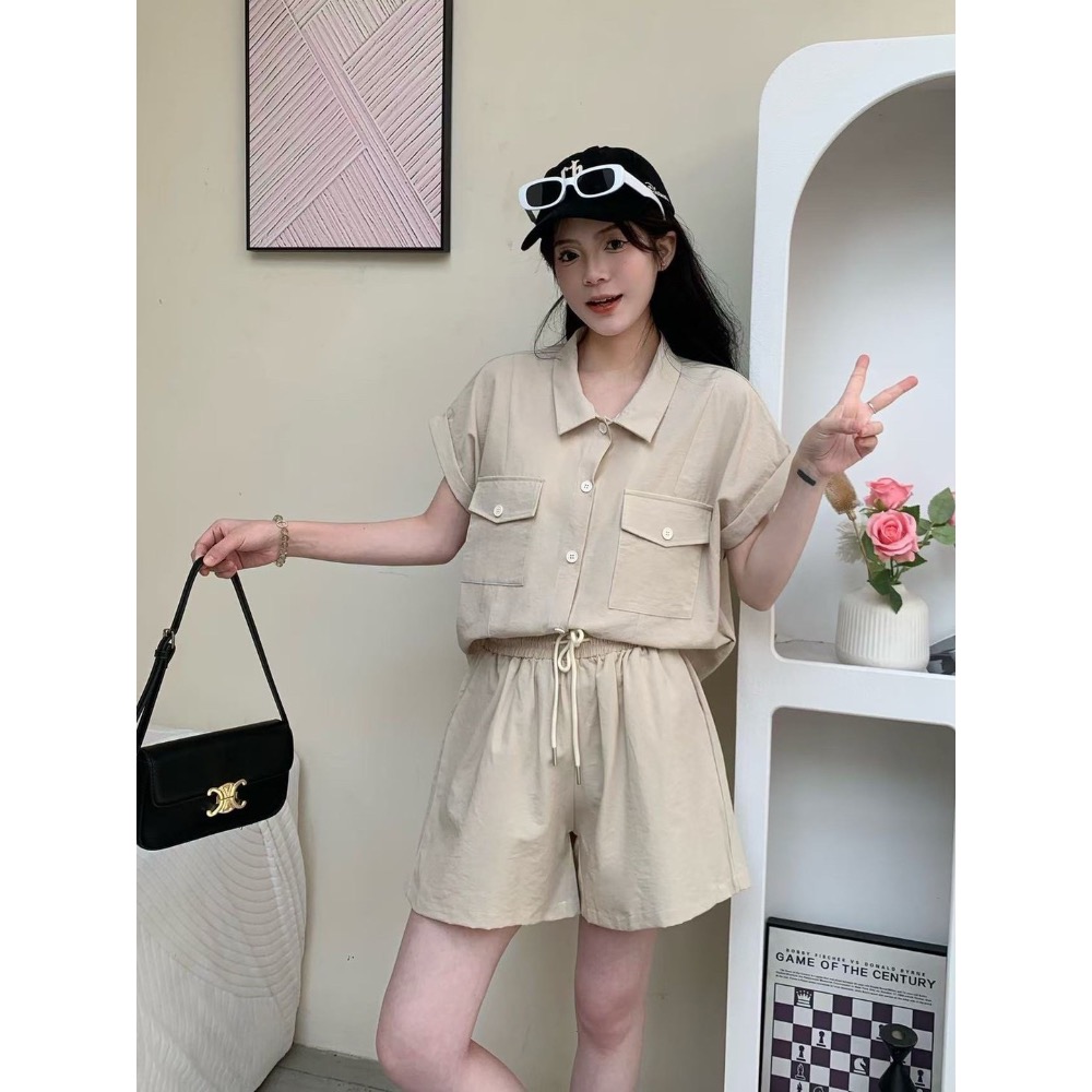 亞麻時尚套裝-細節圖2