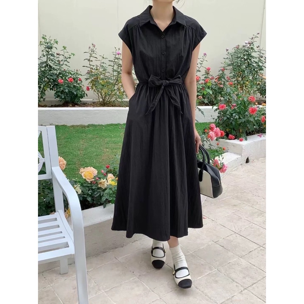 韓系排釦綁帶洋-細節圖2