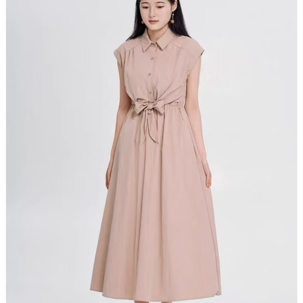 韓系排釦綁帶洋-細節圖4