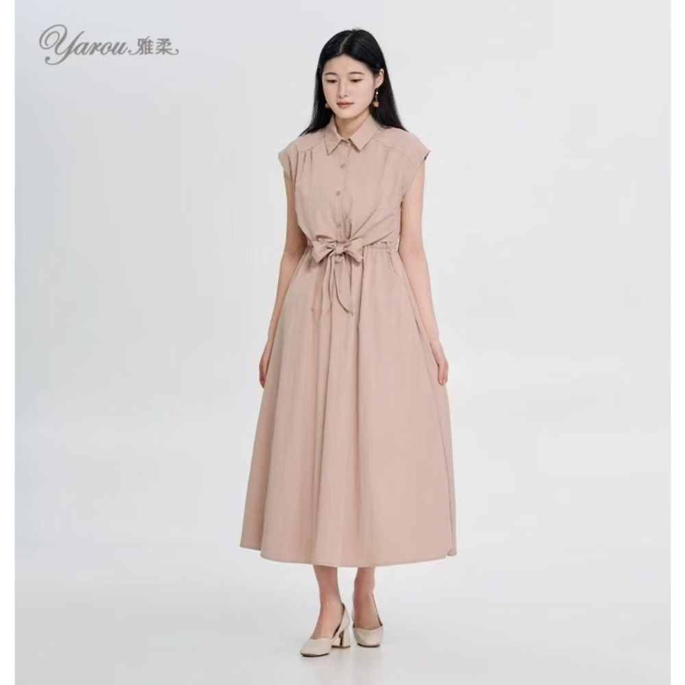 韓系排釦綁帶洋-細節圖5