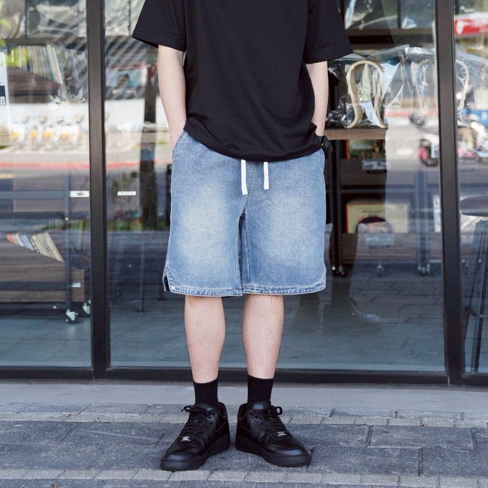 313海灘風牛仔短褲-細節圖3