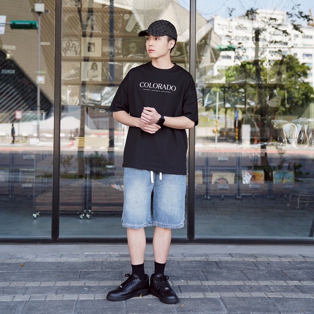 313海灘風牛仔短褲-細節圖5