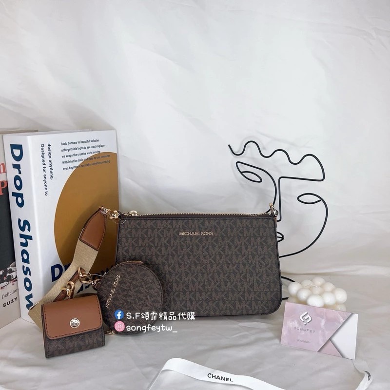 美國代購🇺🇸台灣現貨 MK  三合一麻將包 斜背包-規格圖8