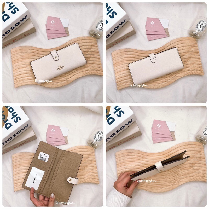 美國代購🇺🇸台灣現貨 Coach 兩折 扣式薄長夾-細節圖5