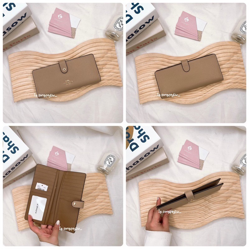 美國代購🇺🇸台灣現貨 Coach 兩折 扣式薄長夾-細節圖6