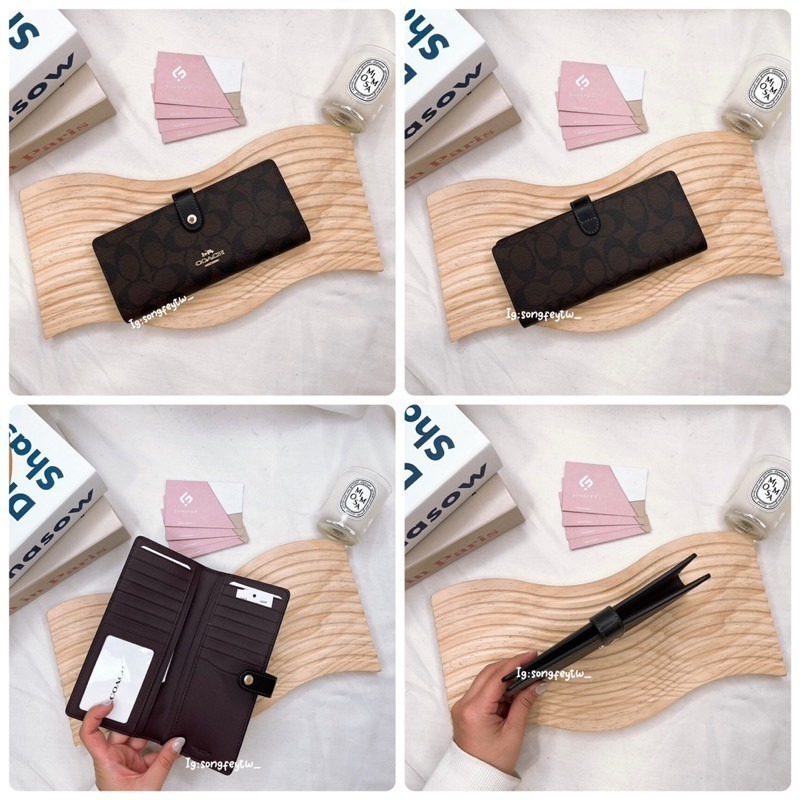 美國代購🇺🇸台灣現貨 Coach 兩折 扣式薄長夾-細節圖8