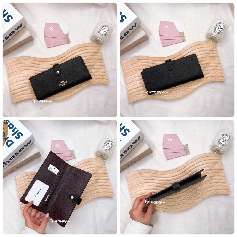 美國代購🇺🇸台灣現貨 Coach 兩折 扣式薄長夾-細節圖9