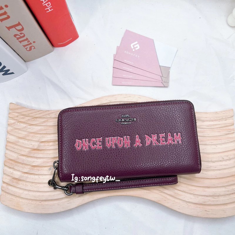 美國代購🇺🇸台灣現貨 Coach 聯名款 手掛拉鍊長夾-細節圖5