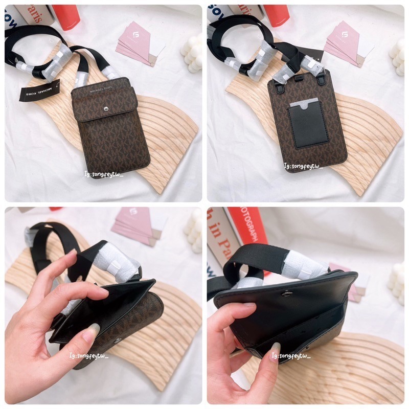 美國代購🇺🇸台灣現貨 Michael Kors｜MK 男款 手機包 斜背包-細節圖8