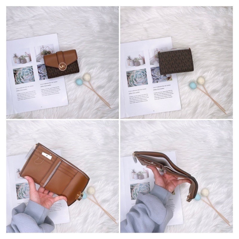 美國代購 台灣現貨 MK 三折短夾-細節圖2
